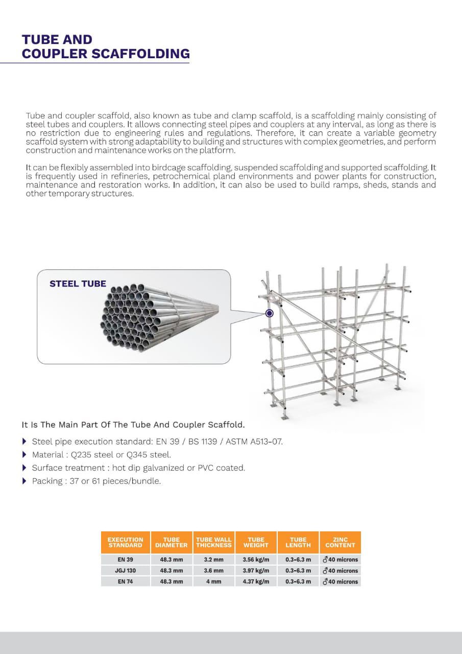 Heavy duty scaffolding clamp rental for construction projects, Mundra, Gujarat